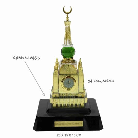 مجسم رأس ساعة برج مكة