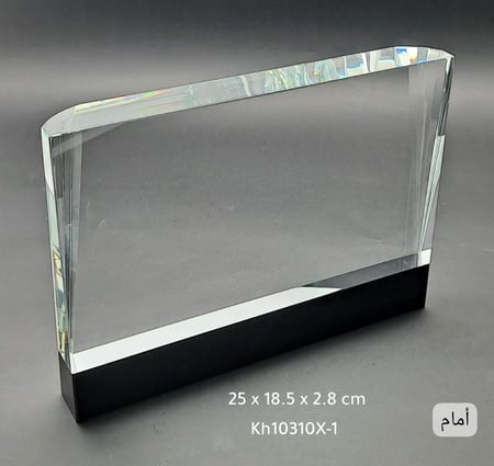 بلوك كريستال قاعدة أسود