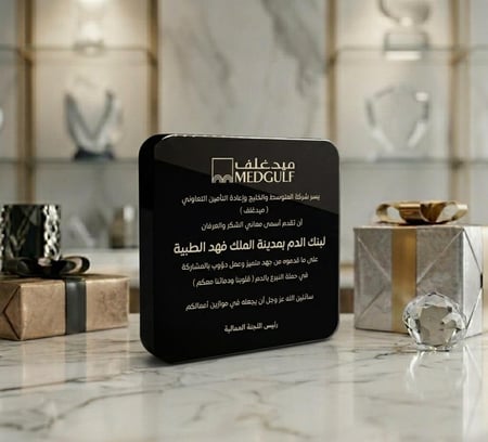 بلوك كريستال  قاعدة اسود