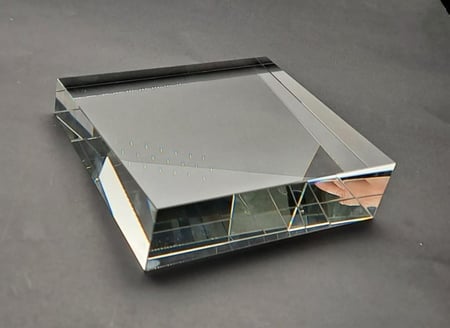 درع كريستال استاند مستطيل