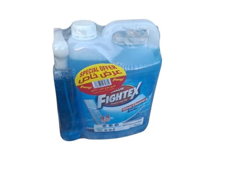 فايتكس | سائل منظف وملمع الزجاج | 4 لتر + 650 مل | كرتون | 4 شدة | FT16