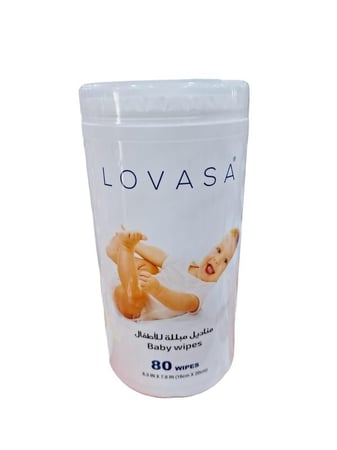 لوفيزا | مناديل مبللة للاطفال | 80 حبة | كرتون | 12 علبة