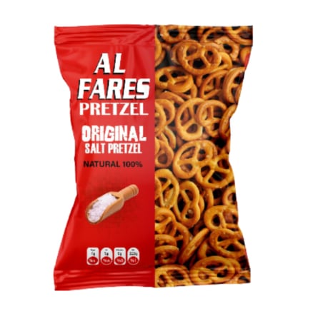 الفارس | شدة بسكويت برتزل مالح | 20 حبة