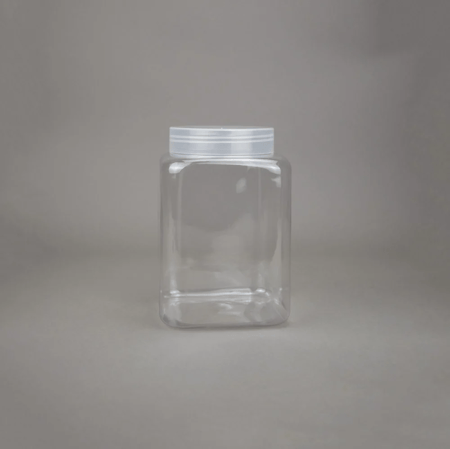 عسق | برطمان | كرتون علب بلاستيك مربع | شفاف | 2 لتر | 96 حبة | ASG-SPB-2-96