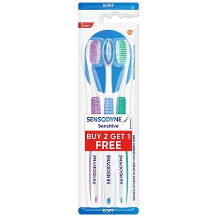 سنسوداين | فرشاة اسنان | ناعمة | 3 حبة