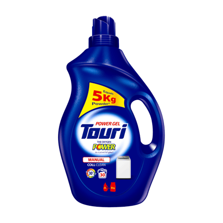 توري | كرتون سائل غسيل الملابس بقوة الأكسجين أوتوماتيك أزرق 3 لتر 4 حبة | TRB3-4