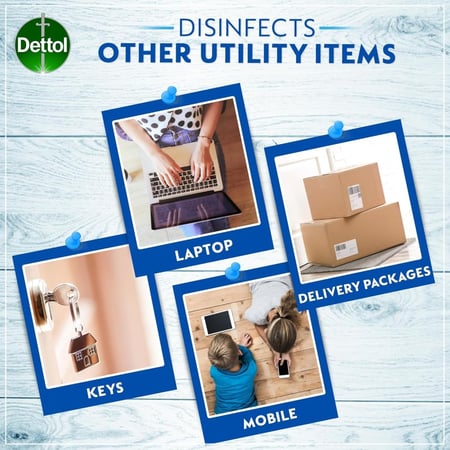 ديتول | بخاخ منظف ومطهر الاسطح | نسيم | ازرق | 450 مل