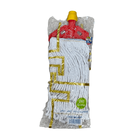 اكليل | فيام | ممسحة ارضيات | موب شعر قطن | بدون عصا | 250 جرام | كرتون | 12 حبة