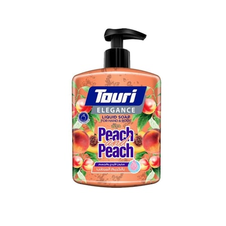 توري | سائل غسيل اليدين | دراق خوخ | 500 مل | كرتون | 12 حبة