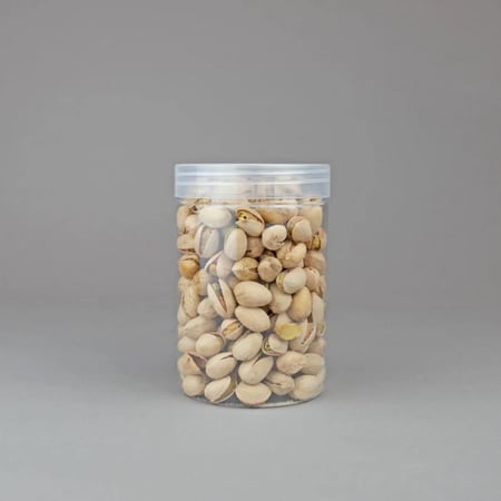 عسق | برطمان | كرتون علب بلاستيك اسطواني | شفاف | رقم 550*82 | 550 مل | 120 حبة | AS550-120