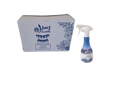 رسيل | كرتون بخاخ معطر جو أزرق سماوي 500 مل 12 حبة | RSAFSB500-12