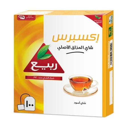 ربيع | علبة شاي أسود شاي ربيع إكسبرس | 100 كيس