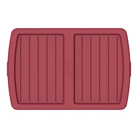 كوزموبلاست | صندوق تخزين | شفاف | مع عجلات | 25 لتر