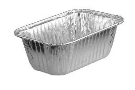 جواد | وافي | شدة كوب كيك قصدير | مستطيل | 10x6.5 سم | 140 مل | 100 حبة | رقم 1014