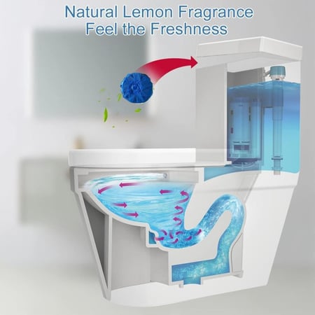 ريكس | كوالتي | نيلة منظف المراحيض دائري | ازرق | 50 جرام | 2 قطعة | كرتون | 96 حبة