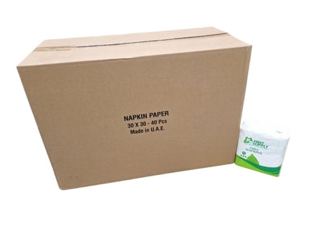 المزود الاول | نابكن | كرتون مناديل طاولة مربع 30×30 سم | 40 حبة | FS-40