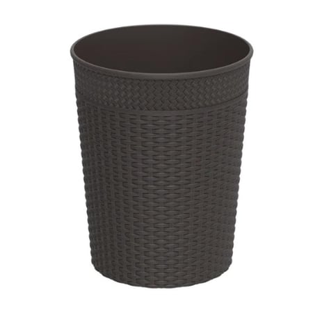 Cosmoplast 10L Cedarattan Round Waste Basket