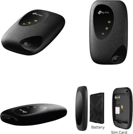 تي بي لينك | راوتر محمول متنقل 10 أجهزة أسود M7200
