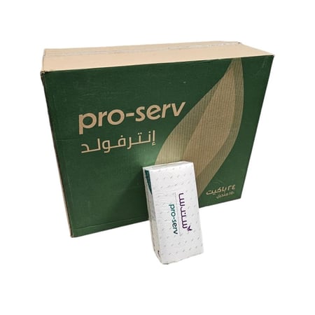 سندس | مناديل انترفولد | طبقتان | 150 منديل | كرتون | 24 حبة SONDOS | Interfold Tissues | 2 Ply | 21*20.3 cm | 150 Tissues | Carton | 24 pcs
