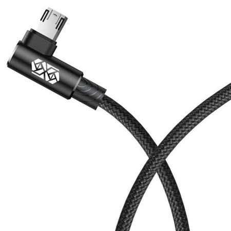 بيسوس | سلك شاحن مايكرو يو اس بي سريع ضد القطع قابل للعكس 90 درجة Baseus | Micro USB Cable Reversible | CAMMVP | 0.5M