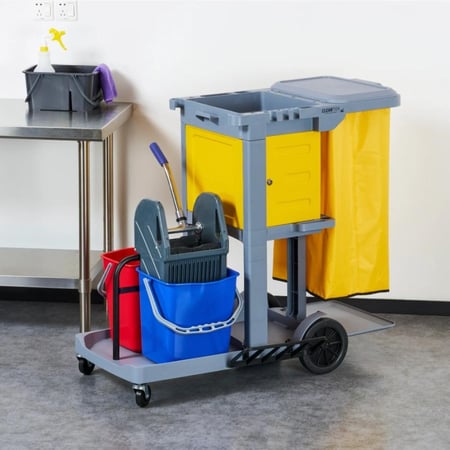 عربة نظافة مع ملحقات كاملة رقم AF08170T