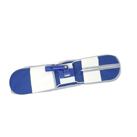 باسلامة | سيركلز | ممسحة ارضيات | موب قطن عريض | بدون عصا | ازرق | كبير | 80 سم | كرتون | 24 حبة