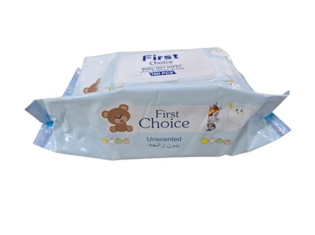 الخيار الاول | علبة مناديل مبللة للاطفال | روائح متعددة | 160 منديل