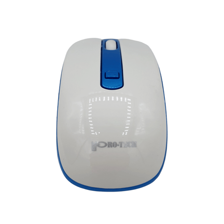 بروتيك | ماوس لاسلكية ابيض / اسود PRO-TECH | Wireless Mouse M14WL