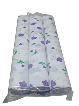 اي بلاست | حزمة رول مفارش سفرة بدور | سميكة | عالية الجودة | مقاس 120*120 سم | 12 رولة