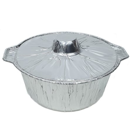 وساطة وضمان | كرتون قدور قصدير مع غطاء | صغير | 150 حبة | رقم A005