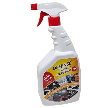 ديفينس | بخاخ منظف متعدد الاستخدام | مزيل الدهون | اصفر | 1 لتر | كرتون | 12 حبة | DFY1-12