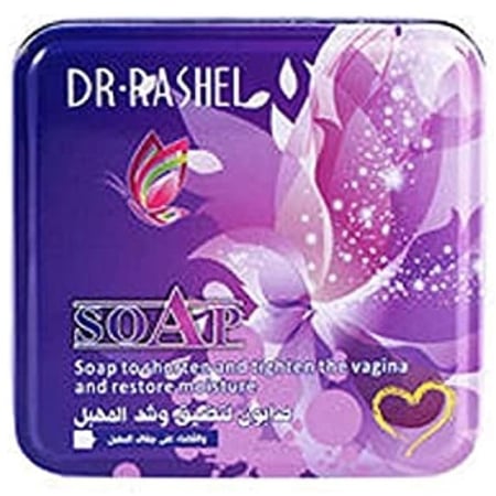 صابون لايف تايم من دكتور راشيل، 100 غرام DR.RASHEL Shorten And Tighten Soap Purple 100g