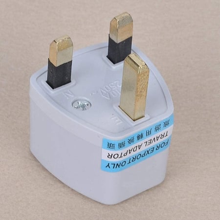 مقبس كهرباء عالمي محول طاقة التيار المتردد قسام Universal AU US EU to UK AC Power Plug Travel Adapter Outlet Converter Socket