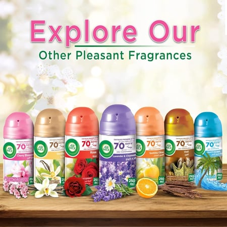 ايرويك | معطر جو | غيار جهاز مكينة اوتوماتيك | زهرة الكرز | 3 * 250 مل