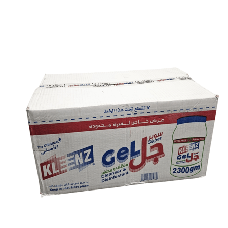 كلينز | سوبر جل | منظف متعدد الاستخدام | صنوبر | 2.3 كجم | كرتون | 6 حبة