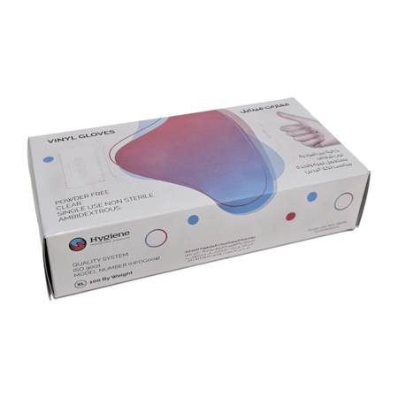 هايجين | قفازات فينيل | غير مبودر | كبير جدا | 100 قفاز Hygiene | Vinyl Gloves | Size XL | 100 pcs
