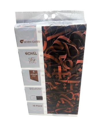 نوفل | حزمة مناديل 800 | 40 علبة 32,000 منديل وجه 4 طبقات | NL800-40