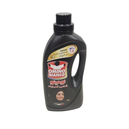 اومينو | كرتون شامبو عباية أسود 1.5 لتر 12 حبة