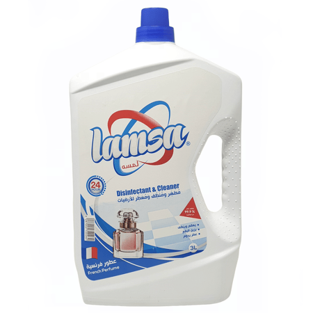 بيورتكس | لمسة | منظف ومطهر ارضيات | عطور فرنسية | 3 لتر | كرتون | 6 حبة Puretex | Lamsa | Floor Disinfectant And Cleaner | French Perfume | 3 Liter | Carton | 6 pcs