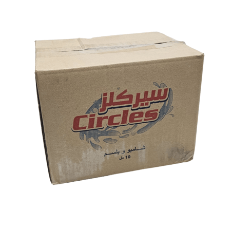 باسلامة | سيركلز | شامبو شعر + بلسم | فنادق | ازرق | 10 مل | كرتون | 500 حبة