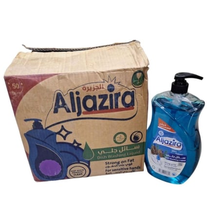 الجزيرة | سائل غسيل الصحون | ازرق | صنوبر | 1800 مل | كرتون | 6 حبة