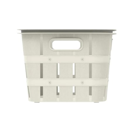 كوزموبلاست | سلة غسيل ملابس مستطيلة | مخرمة | سيدار جرين | 40 لتر