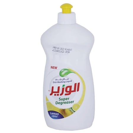 الوزير | سائل غسيل الصحون | ليمون | 450 مل | كرتون | 12 حبة | WZ450-12