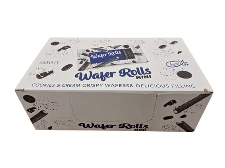 جامي | كرتون بسكويت ميني رولز | اوريو | 65 جرام | 12 حبة