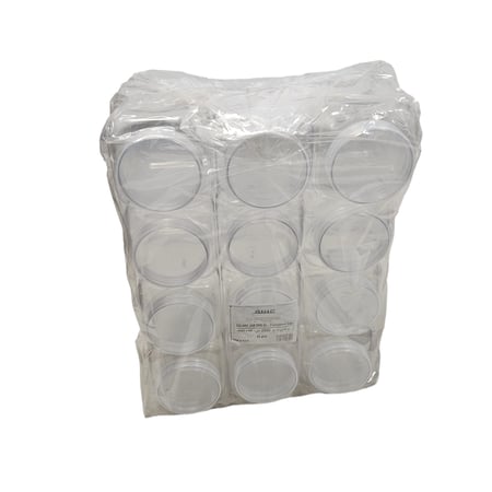 عسق | برطمان | كرتون علب بلاستيك مربع | شفاف | 2 لتر | 96 حبة | ASG-SPB-2-96