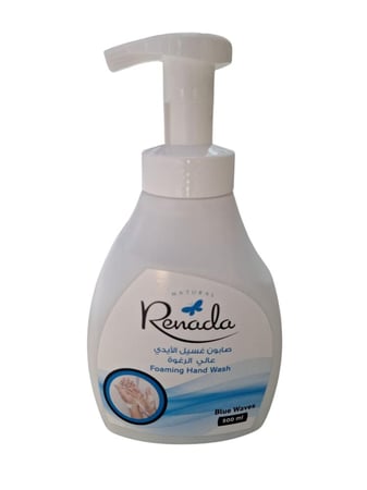 صافكو | رينادا | كرتون رغوة لغسيل اليدين الموجة الزرقاء أزرق 500 مل 10 حبة