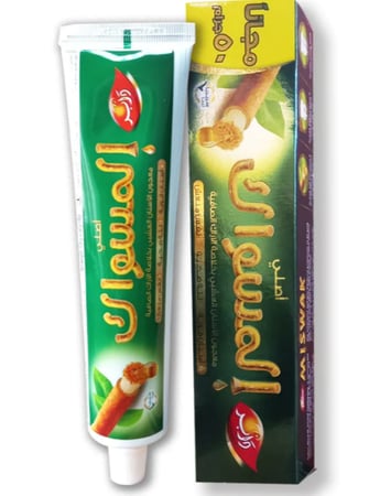 دابر المسواك | معجون اسنان | معجون الاسنان العشبي | بخلاصة الاراك | الصافية 120 جم + 50 جم مجانا