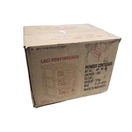 المرجان | ادراج تخزين بلاستيك نجاتا | 3 دور