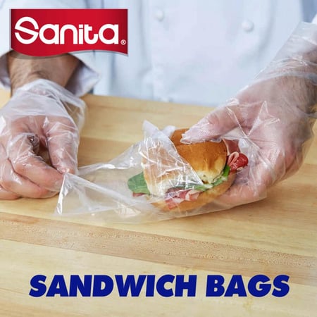 نابكو | سانيتا | اكياس ساندوتش | بلاستيك شفاف | صغيرة | 16.2*17.5 سم | 150 كيس | كرتون | 24 حبة