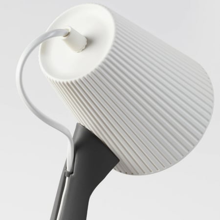 مصباح مكتب رمادي غامق / ابيض Work Lamp Dark Grey White
